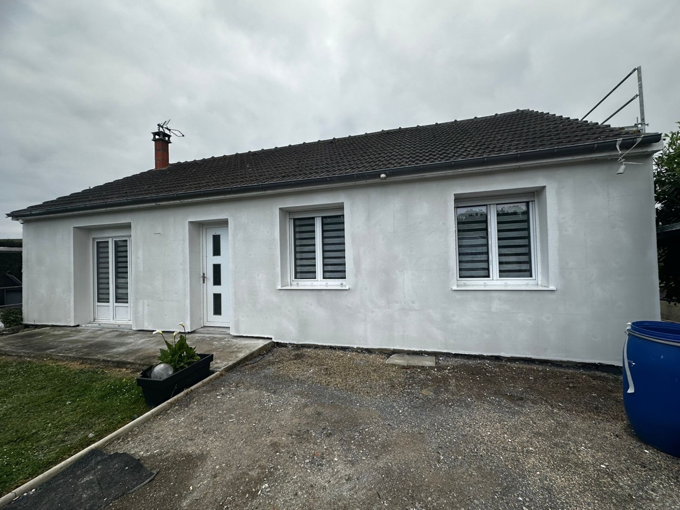 Façade isolée par l'extérieur
